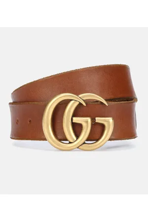 Gucci Cinturón de piel con GG