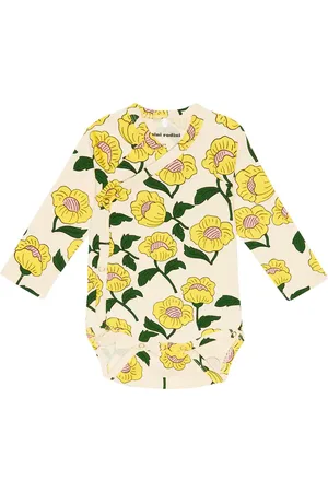 Mini Rodini Bebé - mono en mezcla de algodón floral