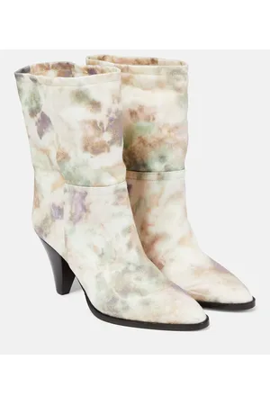 Isabel Marant Botines Rouxa de lona estampados