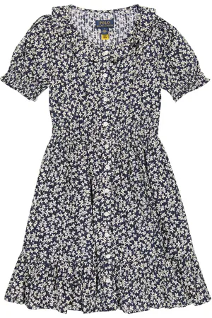 Ralph Lauren Vestido de algodón con estampado floral