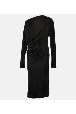 Khaite Vestido largo Oron de jersey fruncido