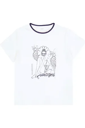 ZIMMERMANN Camiseta Anneke de algodón estampada