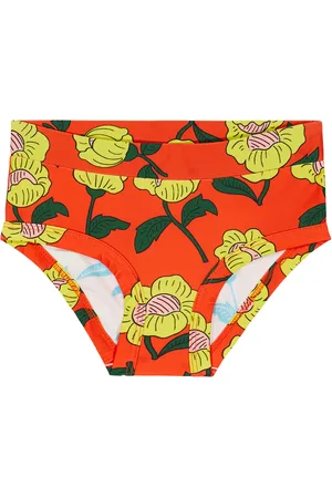 Mini Rodini Bañador Flowers de tiro alto