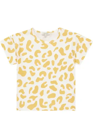 Liewood Camiseta Dakawa de algodón estampada
