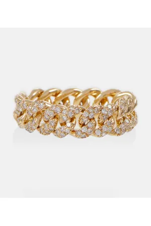 Shay Anillo de cadena en oro de 18 ct con diamantes