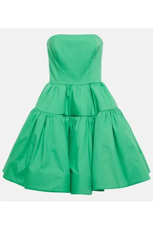 Oscar de la Renta Vestido corto de algodón