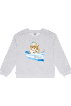 Moschino Sudadera de algodón estampada