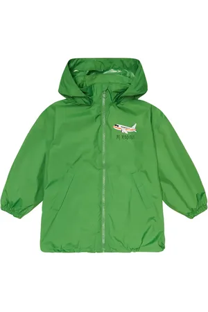 Mini Rodini Chaqueta cortavientos Airplane estampada