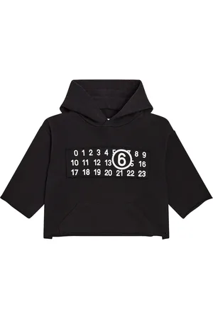 Maison Margiela Sudadera cropped de algodón