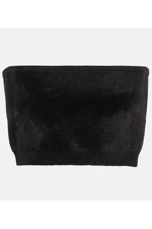 Alaïa Alaïa Top bandeau de terciopelo