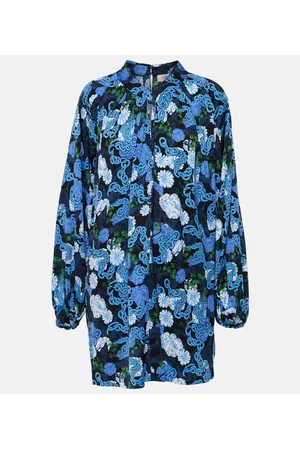Diane von Furstenberg Vestido corto Silka de satén estampado