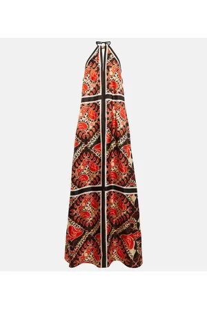 VALENTINO Vestido largo Mini Bandana de seda