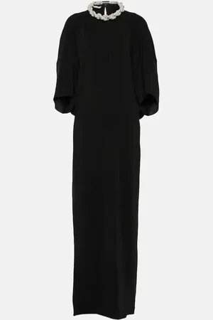 Stella McCartney Vestido largo adornado con cristales