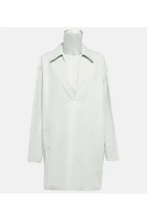 Jil Sander Vestido corto de algodón