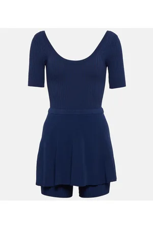 LIVE THE PROCESS Vestido corto de tenis Zena acanalado