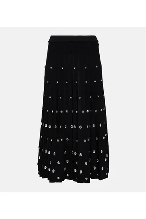 Simkhai Falda midi con cristales