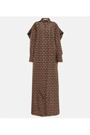 VALENTINO Vestido de fiesta Toile Iconographe de seda
