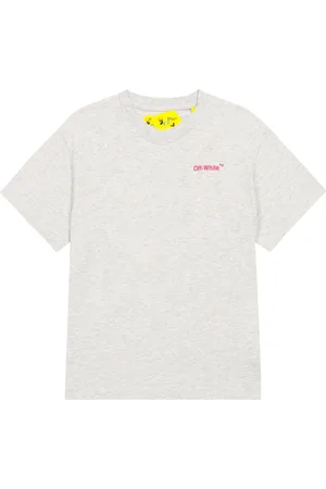 OFF-WHITE Camiseta de algodón con logo