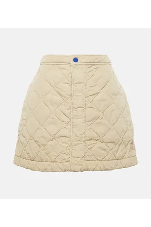 Burberry Minifalda acolchada de tiro alto