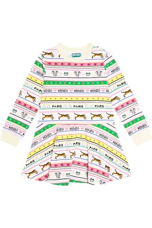 Kenzo Vestido en mezcla de algodón con motivo