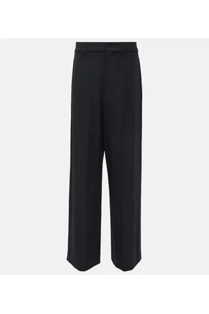 NILI LOTAN Pantalones anchos Johan de lana virgen