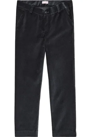 La Coqueta Pantalones chinos Elio de terciopelo