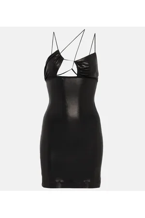 Nensi Dojaka Vestido corto bodycon con aberturas