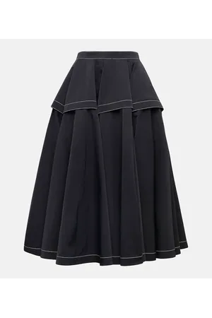 Bottega Veneta Falda midi con volantes