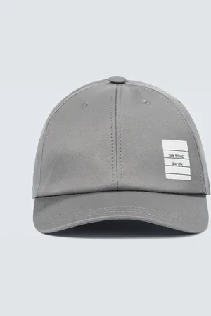 Thom Browne Gorra de sarga de algodón