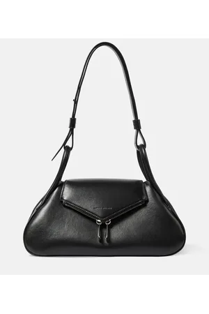 Amina Muaddi Bolso al hombro Gemini de piel