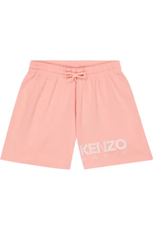 Kenzo Shorts en jersey de algodón con logo