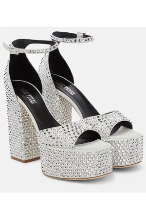 PARIS TEXAS Sandalias Tatiana de ante con plataforma