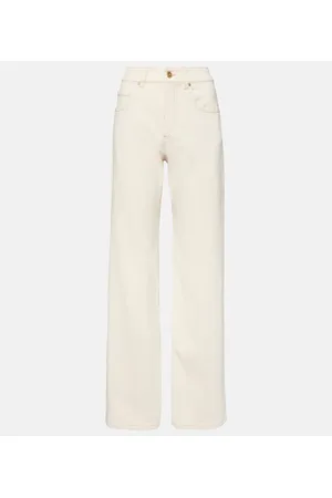 Brunello Cucinelli Jeans anchos teñidos en prenda
