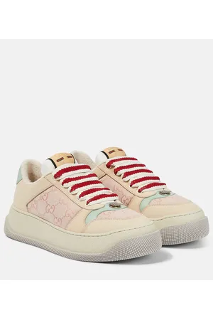 Gucci Zapatillas Screener de lona GG y piel