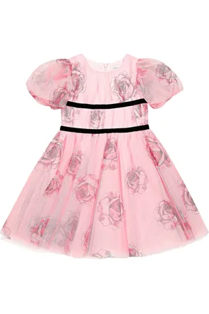 MONNALISA Vestido de tul floral