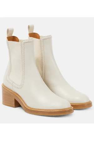 Chloé Chloé Botines Chelsea Mallo de piel