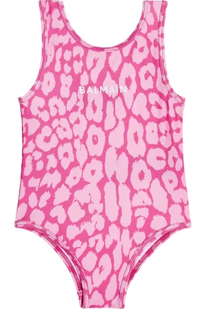 Balmain Bebé - bañador con estampado de leopardo