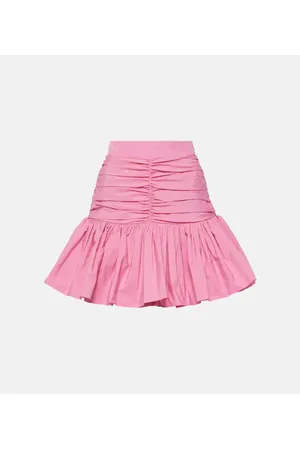 Patou Minifalda de faya de tiro alto