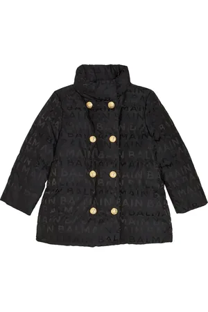Balmain Chaqueta de plumas con logo