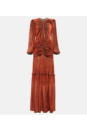 Costarellos Vestido Sabrina de terciopelo devoré