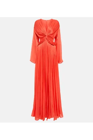 Costarellos Vestido largo Remi en georgette
