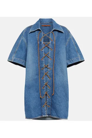 PETAR PETROV Vestido corto Amos de denim