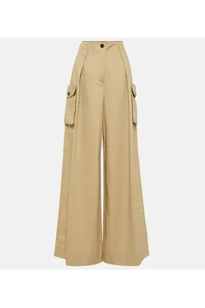 CO Pantalones cargo de sarga de algodón
