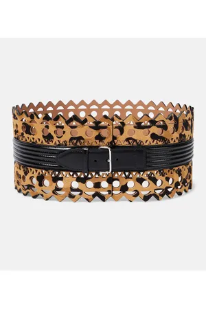 Alaïa Alaïa Cinturón corsé Small de piel