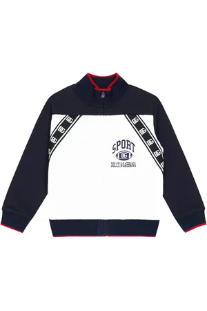 Dolce & Gabbana Sudadera de algodón con cremallera