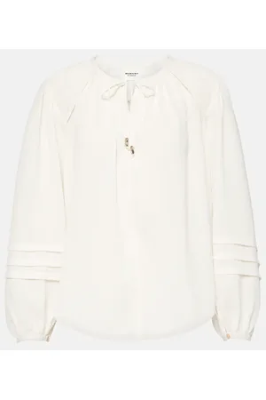 Marant Etoile Blusa Lamaya de crepé