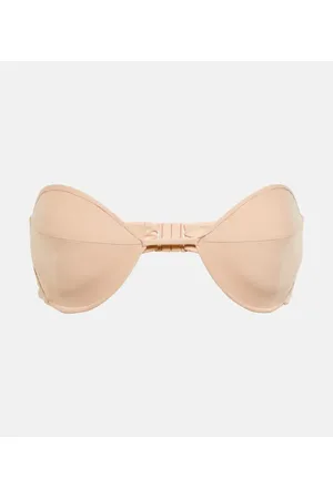 MAGDA BUTRYM Top de bikini bandeau floral