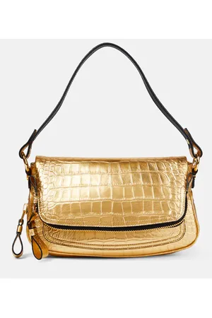 Tom Ford Bolso Jennifer Small de piel metalizada
