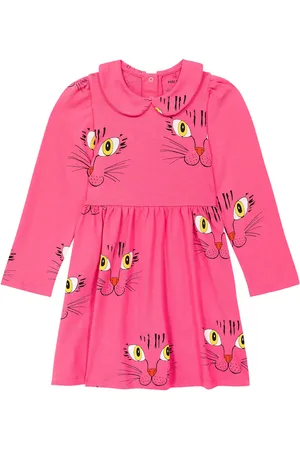 Mini Rodini Vestido en jersey de algodón estampado