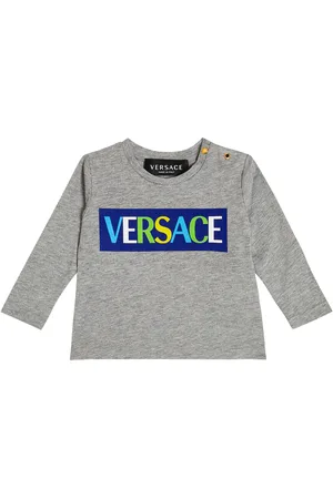 VERSACE Bebé - camiseta de jersey de algodón